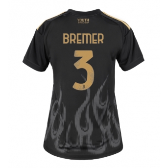 Juventus Gleison Bremer #3 Maglia Gara Terza Repliche 2026-27 Donna Maniche Corte